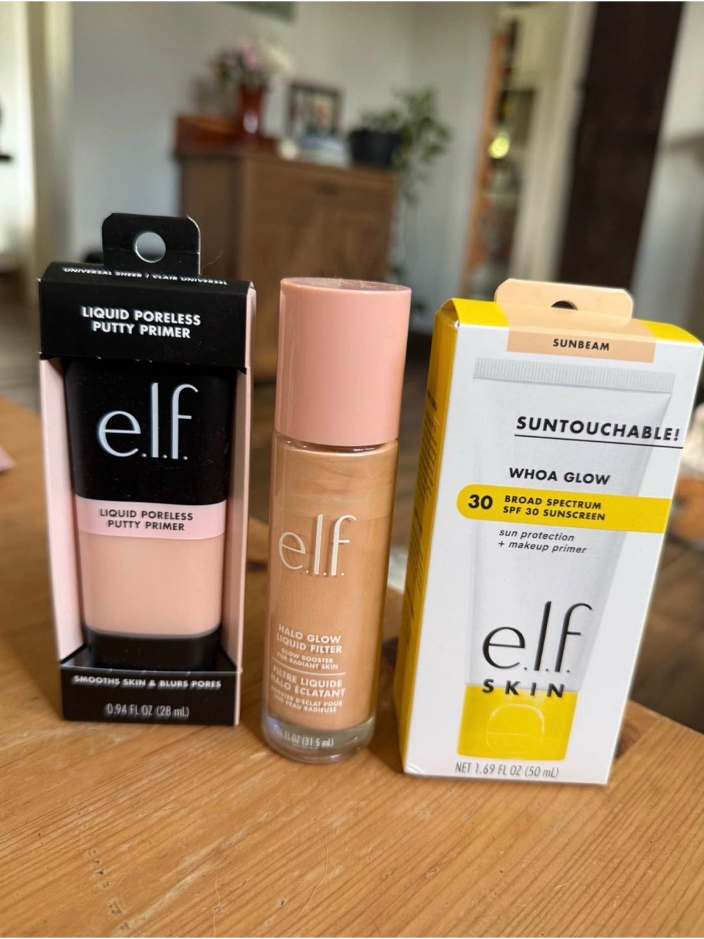 Halo Glow Liquid Filter Foundation + Primer Duo in Peach/Nude BUNDLE